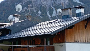immagine tetti in alluminio