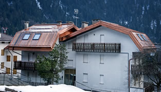 immagine tetti in rame